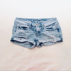 American Eagle Distressed Jean Shorts